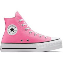 Buty sportowe Converse Chuck Taylor All Star Lift. Czerwone buty sportowe na co dzień damskie Converse, bez zapięcia. Za 490.00 zł.