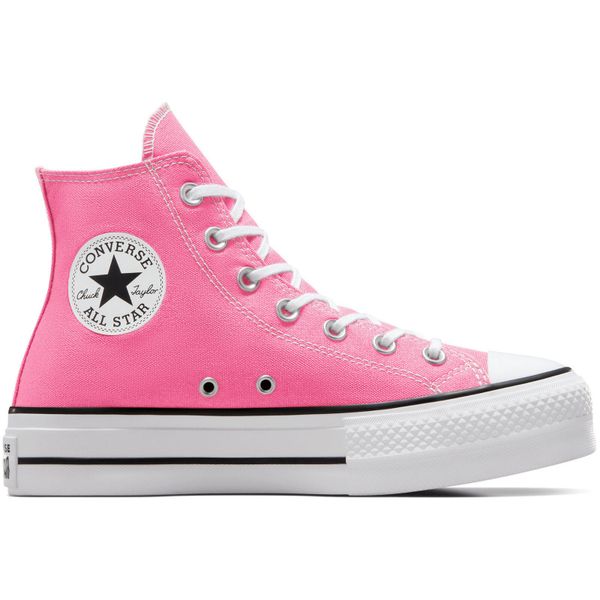 Buty sportowe Converse Chuck Taylor All Star Lift. Czerwone buty sportowe na co dzień damskie Converse, z materiału, bez zapięcia. Za 490.00 zł.