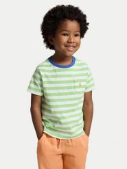 Polo Ralph Lauren T-Shirt 322B13586002 Zielony Regular Fit. Zielone t-shirty chłopięce Polo Ralph Lauren, bez wzorów, z bawełny, bez ramiączek. Za 219.99 zł.