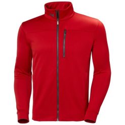 Kurtka polarowa męska Helly Hansen Crew Fleece Jacket. Czerwone kurtki treningowe męskie Helly Hansen, m, bez wzorów, z polaru, trekkingowe. Za 476.99 zł.