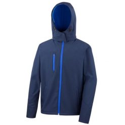Męska Kurtka Softshell Z Kapturem Core Lite. Białe kurtki męskie RESULT, m, bez wzorów, z softshellu, z kapturem. Za 190.99 zł.