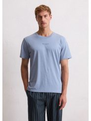 Marc O´Polo Koszulka piżamowa w kolorze błękitnym rozmiar: L. Niebieskie koszulki polo męskie l, bez wzorów, z bawełny, bez ramiączek. Za 84.21 zł.