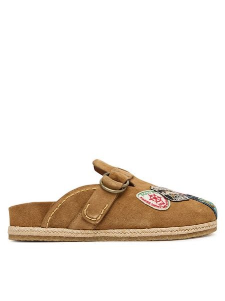 Polo Ralph Lauren Klapki 803974113001 Brązowy. Brązowe klapki i japonki męskie Polo Ralph Lauren, ze skóry. Za 769.99 zł.