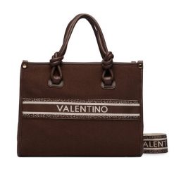 Torebka Valentino. Brązowe torebki klasyczne damskie Valentino, bez wzorów, bez dodatków. Za 619.99 zł.