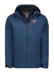 Geographical Norway Kurtka softshellowa "Takito" w kolorze granatowym rozmiar: XL. Niebieskie kurtki outdoor męskie Geographical Norway, xl, bez wzorów, bez kaptura. Za 189.29 zł.