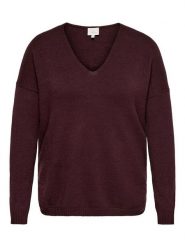 ONLY Carmakoma Sweter w kolorze bordowym rozmiar: M-46/48. Czerwone swetry klasyczne damskie Only Carmakoma, m, bez kołnierzyka. Za 119.95 zł.
