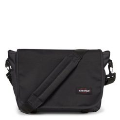 Torba na ramię Eastpak Jr. Czarne torby męskie na ramię Eastpak, bez wzorów, z nylonu, na ramię, duże. Za 159.99 zł.
