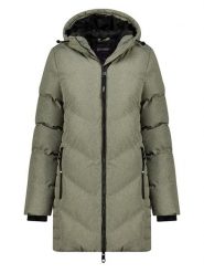 Geographical Norway Kurtka pikowana "Bisous" w kolorze khaki rozmiar: XXL. Brązowe kurtki damskie Geographical Norway, xxl, bez wzorów, bez kaptura. Za 243.06 zł.