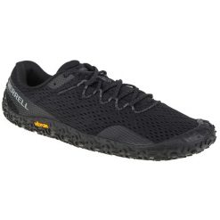 Buty do biegania męskie, Merrell Vapor Glove 6. Czarne obuwie do biegania damskie MERRELL. Za 449.99 zł.