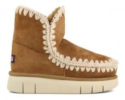 MOU Eskimo 18 bounce Śniegowce damskie. Brązowe śniegowce damskie Mou, z wełny. W wyprzedaży za 855.99 zł.
