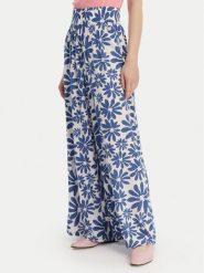 Roxy Spodnie materiałowe W126-RXLTR-1022-21P Niebieski Regular Fit. Niebieskie spodnie materiałowe damskie Roxy, bez wzorów, z materiału. Za 129.99 zł.