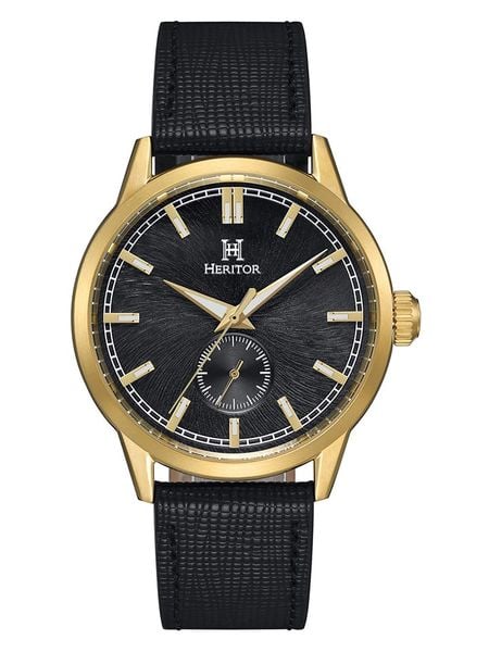 Heritor Zegarek automatyczny "Argento" w kolorze czarnym rozmiar: onesize. Czarne, analogowe zegarki męskie Heritor, ze stali. Za 543.99 zł.