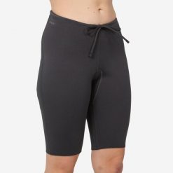 Spodenki na kajak i stand up paddle damskie Itiwit neopren 2 mm. Szare szorty damskie ITIWIT, bez wzorów, z gumy, sportowe. Za 99.99 zł.