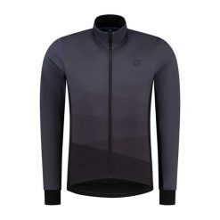 Kurtka rowerowa męska Rogelli Tarax. Czarne kurtki męskie Rogelli, na zimę, m, bez wzorów, z materiału, eleganckie, bez kaptura. Za 309.70 zł.
