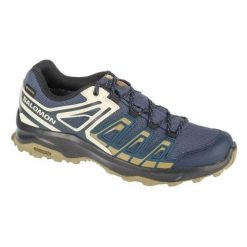 Męskie Skórzane Buty Turystyczne Extegra GTX. Niebieskie buty trekkingowe męskie Salomon, z gore-texu, bez zapięcia, trekkingowe, gore-tex. Za 572.99 zł.