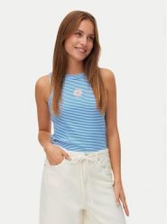 Vero Moda Top Nira 10341982 Niebieski Slim Fit. Niebieskie topy damskie Vero Moda, l, bez wzorów, z bawełny, bez ramiączek. Za 75.99 zł.