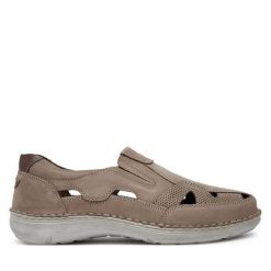 Półbuty Josef Seibel. Brązowe półbuty męskie Josef Seibel, bez zapięcia. Za 249.99 zł.