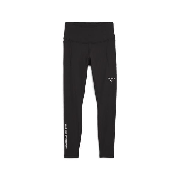 Damskie legginsy PUMA x HYROX CLOUDSPUN o pełnej długości PUMA Black. Czarne bielizna termoaktywna damska Puma, bez wzorów. W wyprzedaży za 237.95 zł.