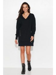 Nominou Sukienka w kolorze czarnym rozmiar: 40/42. Czarne sukienki damskie Nominou, bez wzorów, bez kołnierzyka, bez ramiączek, mini. Za 109.52 zł.