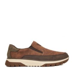 Półbuty Rieker. Białe półbuty damskie Rieker, bez wzorów, bez obcasa, na płaskiej podeszwie. Za 379.99 zł.