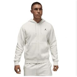 Bluza z kapturem Air Jordan Brooklyn Fleece Jumpman Full-Zip Hoodie FV7289-133. Białe bluzy z kapturem męskie Jordan. Za 412.85 zł.