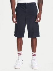 G-Star Raw Szorty materiałowe Core D26220-D920 Czarny Regular Fit. Czarne szorty męskie G-Star Raw, z bawełny, bez kołnierzyka. Za 379.99 zł.