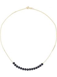 Mitzuko Złoty naszyjnik z perłami - dł. 42 cm rozmiar: onesize. Czarne naszyjniki damskie Mitzuko, złote. Za 382.99 zł.