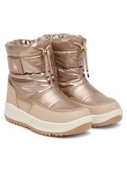 Tommy Hilfiger Śniegowce Loki T3AD-35206-1474 M Beżowy. Brązowe kozaki dziewczęce Tommy Hilfiger, bez wzorów, bez obcasa. Za 534.99 zł.