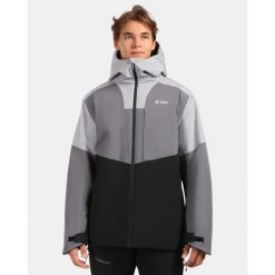 Męska kurtka narciarska Kilpi KILLYAN-M. Czarne kurtki męskie Kilpi, m, bez wzorów, bez kaptura. Za 752.55 zł.