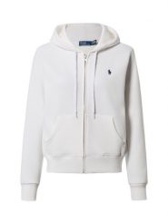 Polo Ralph Lauren Damska kurtka dresowa Kobiety Bawełna biały jednolity, L. Białe kurtki damskie Polo Ralph Lauren, l, bez wzorów, z bawełny, bez kaptura. Za 859.95 zł.