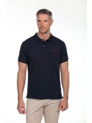 The Time of Bocha Koszulka polo w kolorze granatowym rozmiar: XL. Niebieskie koszulki polo męskie The Time of Bocha, xl, bez wzorów, z bawełny, bez ramiączek. Za 86.99 zł.