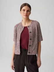 OPUS Kardigan "Dacki" w kolorze różowym rozmiar: 38. Różowe kardigany damskie Opus, bez wzorów, z bawełny. Za 173.99 zł.