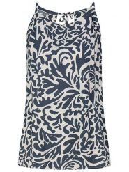 Sublevel Top w kolorze granatowo-białym rozmiar: S. Białe topy damskie Sublevel, s, bez wzorów, z wiskozy, bez kołnierzyka. Za 36.94 zł.