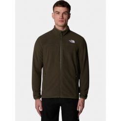 Sweter męski The North Face M 100 Glacier. Zielone swetry męskie The North Face, l, bez wzorów, z polaru, bez kołnierzyka. Za 286.99 zł.