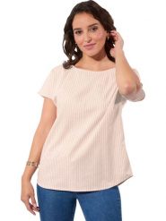 WITT WEIDEN Bluzka w kolorze beżowym rozmiar: 46. Brązowe bluzki damskie WITT WEIDEN, bez wzorów, z bawełny, bez kołnierzyka, bez ramiączek. Za 43.99 zł.