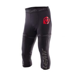 Spodnie motocyklowe z nakolannikami Leatt. Czarne spodnie materiałowe męskie LEATT, bez wzorów. Za 454.00 zł.