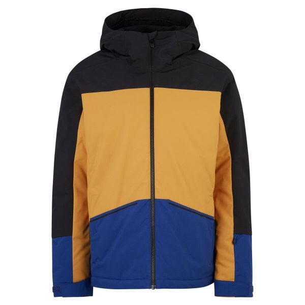 Kurtka narciarska Ziener Timbarra. Żółte kurtki męskie Ziener, l, bez wzorów, bez kaptura, narciarskie. Za 709.49 zł.