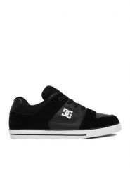DC Shoes Sneakersy EO-PURE DC01783004_ Czarny. Czarne buty sportowe chłopięce DC Shoes, bez wzorów, ze skóry, bez zapięcia. Za 229.99 zł.