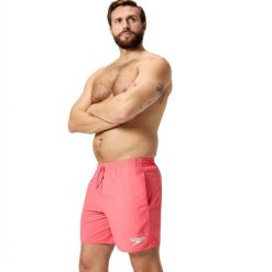 Spodenki szorty męskie kąpielowe Speedo Essentials Watershorts. Zielone kąpielówki męskie Speedo, l, bez wzorów, z nylonu, do pływania. Za 148.73 zł.