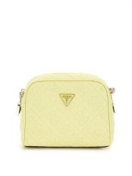 Guess Torebka 176299 Żółty. Żółte listonoszki damskie Guess, z aplikacjami, ze skóry, bez dodatków. Za 269.99 zł.