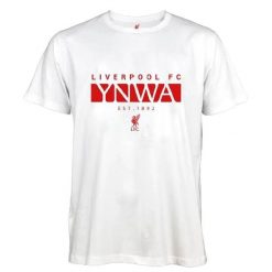 Minimalistyczna koszulka Liverpoolu - 2XL. Białe t-shirty sportowe męskie FC Barcelona, m, bez ramiączek, do piłki nożnej. Za 119.22 zł.