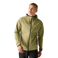 Męska Kurtka Soft Shell Endurance. Zielone kurtki męskie Dare 2b, l, bez wzorów, z materiału, z kapturem. Za 251.99 zł.