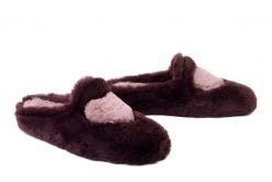 MANITU 320220-41 bordeaux, kapcie damskie. Czerwone kapcie damskie Manitu. Za 157.92 zł.