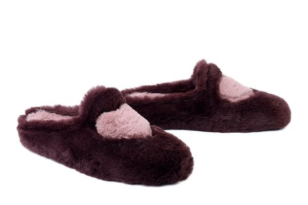 MANITU 320220-41 bordeaux, kapcie damskie. Czerwone kapcie damskie Manitu. Za 157.92 zł.