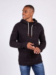 KEY LARGO Sweter "Vincent" w kolorze czarnym rozmiar: XXL. Czarne swetry męskie KEY LARGO, xxl, bez wzorów, z wełny, bez kołnierzyka. Za 123.45 zł.