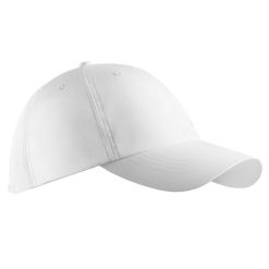 Czapka z daszkiem do golfa WW500. Białe czapki z daszkiem damskie INESIS, bez wzorów, z materiału. Za 29.99 zł.
