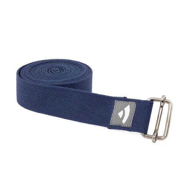 Pasek do jogi bawełniany Bodhi Asana belt XL 3m. Niebieskie paski damskie BODHI, bez wzorów, z bawełny, sportowe. Za 49.99 zł.