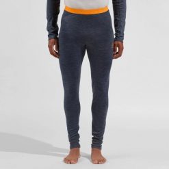 Legginsy termoaktywne męskie Odlo NATURAL PERFORMANCE PW 15. Niebieskie bielizna termoaktywna męska Odlo, m, bez wzorów, z materiału. Za 297.49 zł.