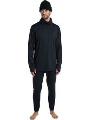 Burton Podkoszulek termiczny "Midweight Base Layer" w kolorze czarnym rozmiar: M. Czarne bielizna termoaktywna męska Burton, m, bez wzorów, z materiału. Za 159.95 zł.