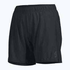 Spodenki do biegania damskie SCOTT Endurance LT. Czarne szorty damskie Scott, bez wzorów, z elastanu. Za 129.99 zł.